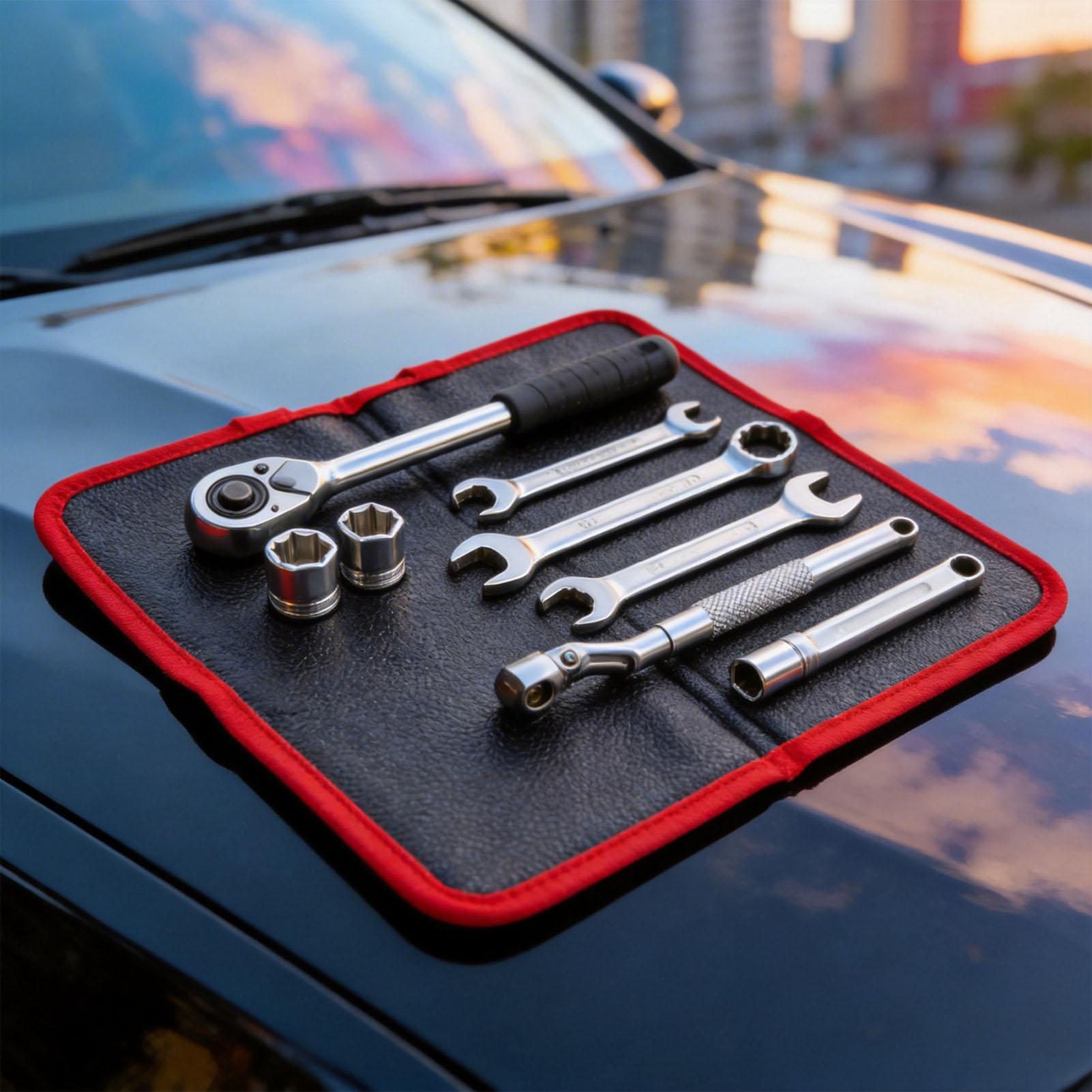 Electronics Repair Garage - Flexible Non-Slip Magnetic Mat Parts Organizer