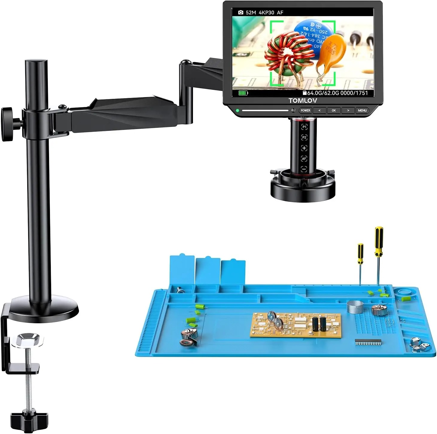 TOMLOV 4K Autofocus Digital Mi - Electronics Repair Microscope reseña y precio