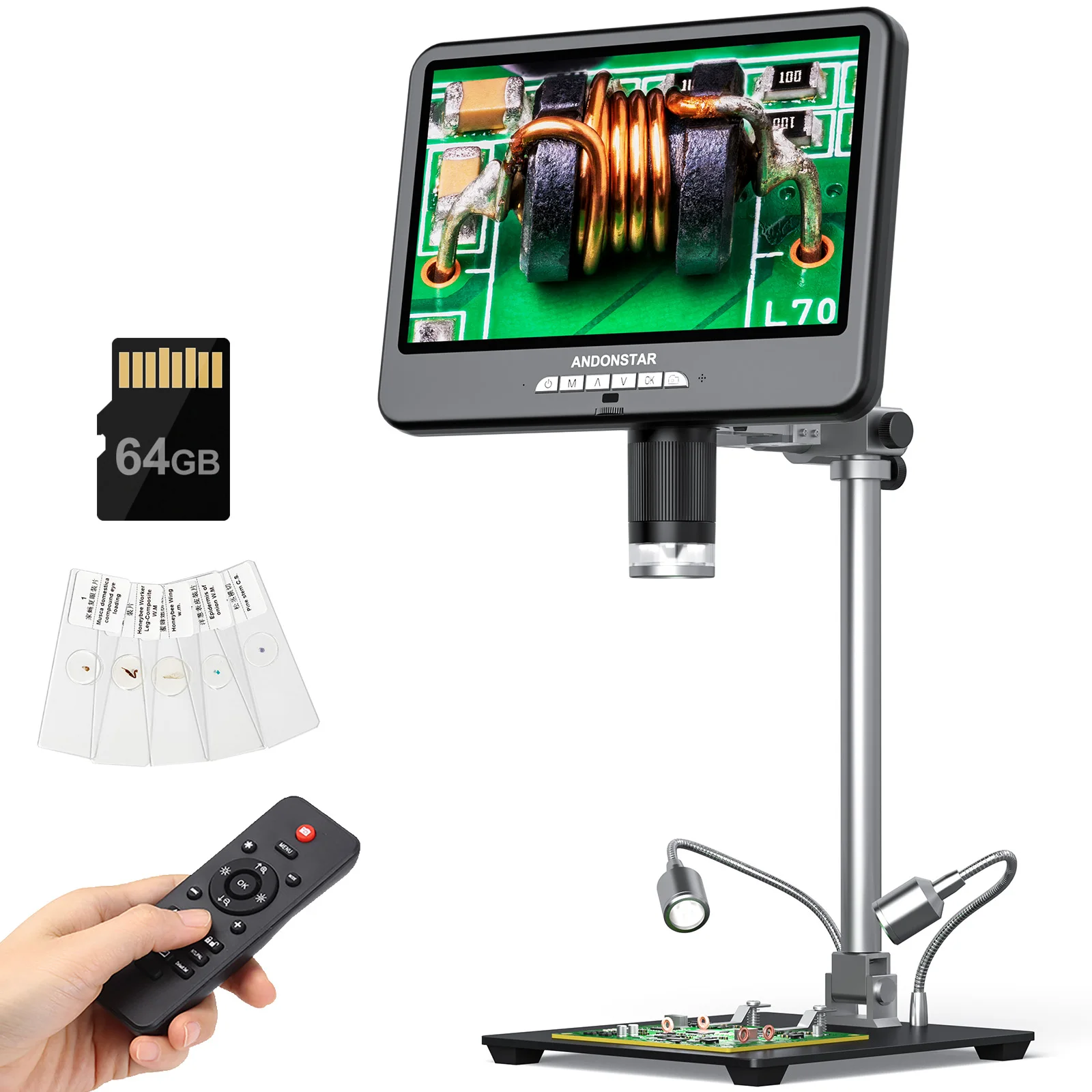Andonstar AD210S-Pro 4K 60FPS  - Electronics Repair Microscope reseña y precio