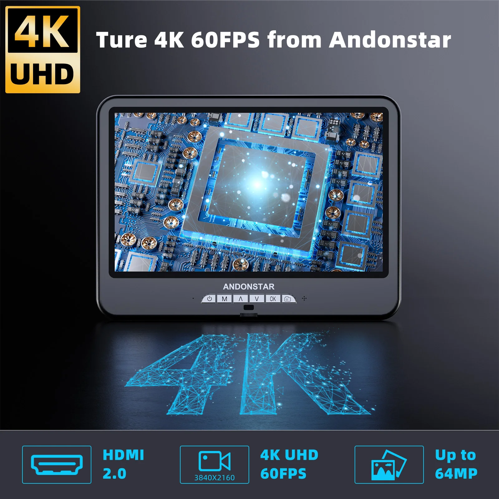 Andonstar AD210S-Pro 4K 60FPS  - Electronics Repair Microscope reseña y precio