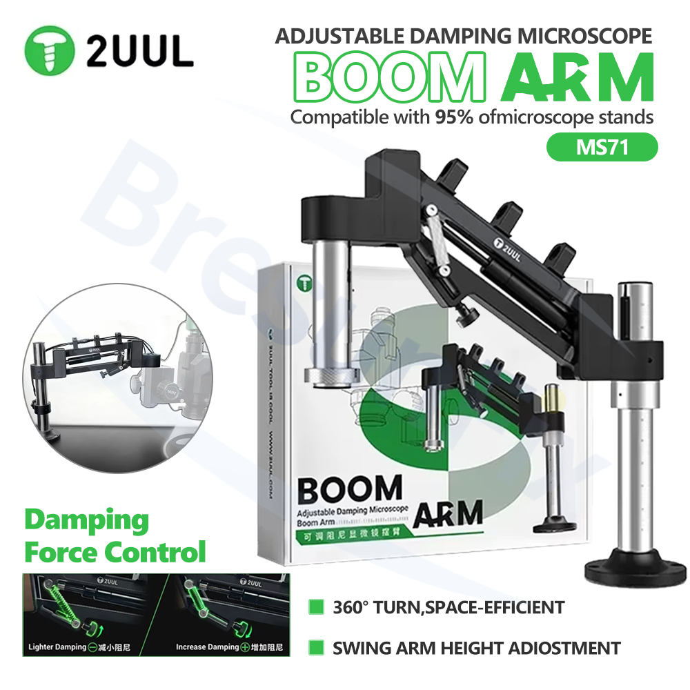 2UUL MS71 Adjustable Damping M - Electronics Repair Microscope reseña y precio