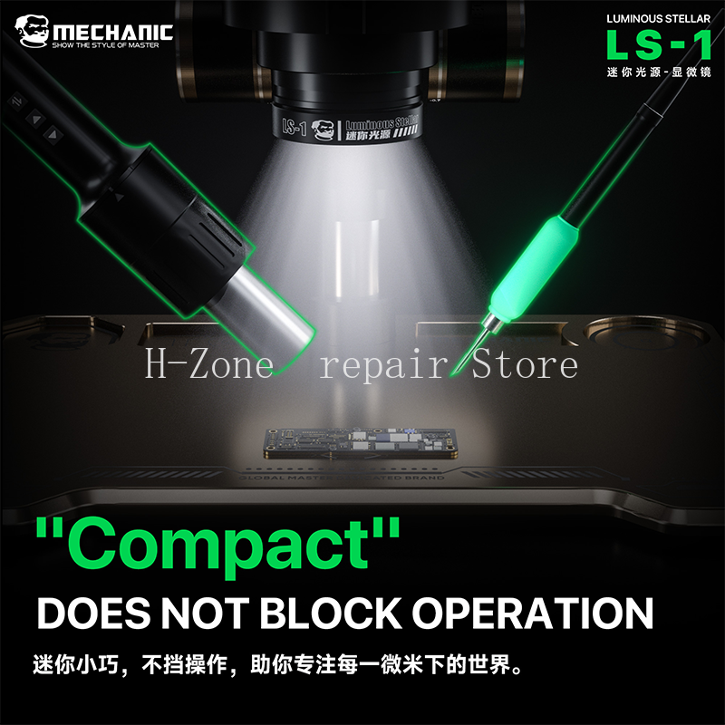 MECHANIC LS-1 microscope lamp  - Electronics Repair Microscope reseña y precio