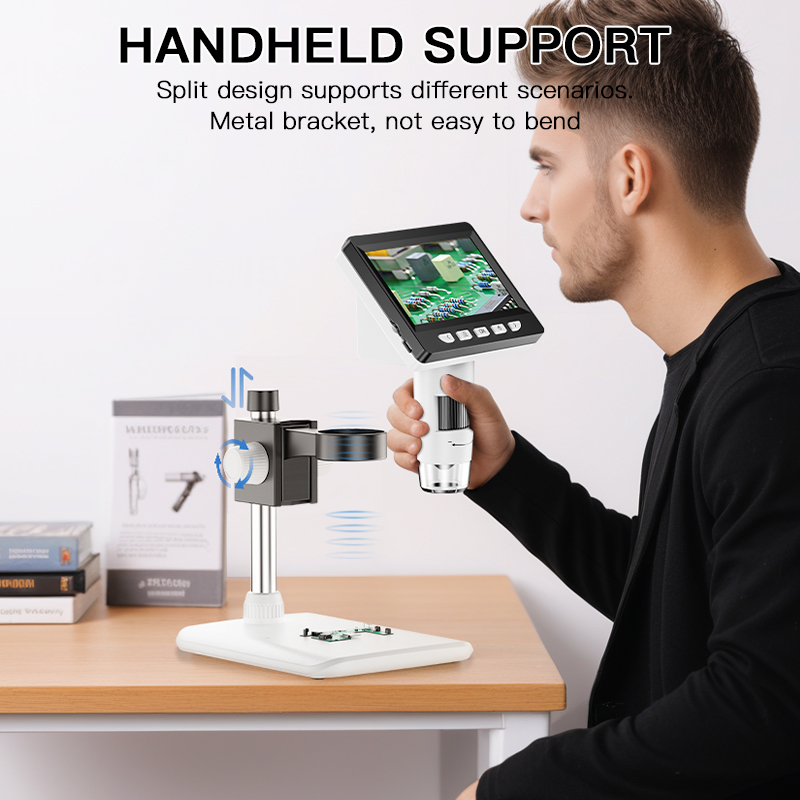 Digital Microscope with 4.3inc - Electronics Repair Microscope reseña y precio