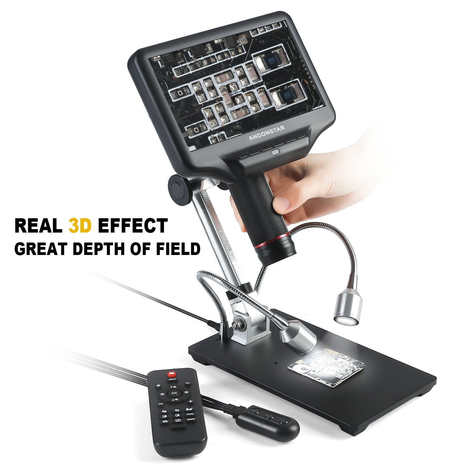 Andonstar AD407 HDMI Soldering - Electronics Repair Microscope reseña y precio