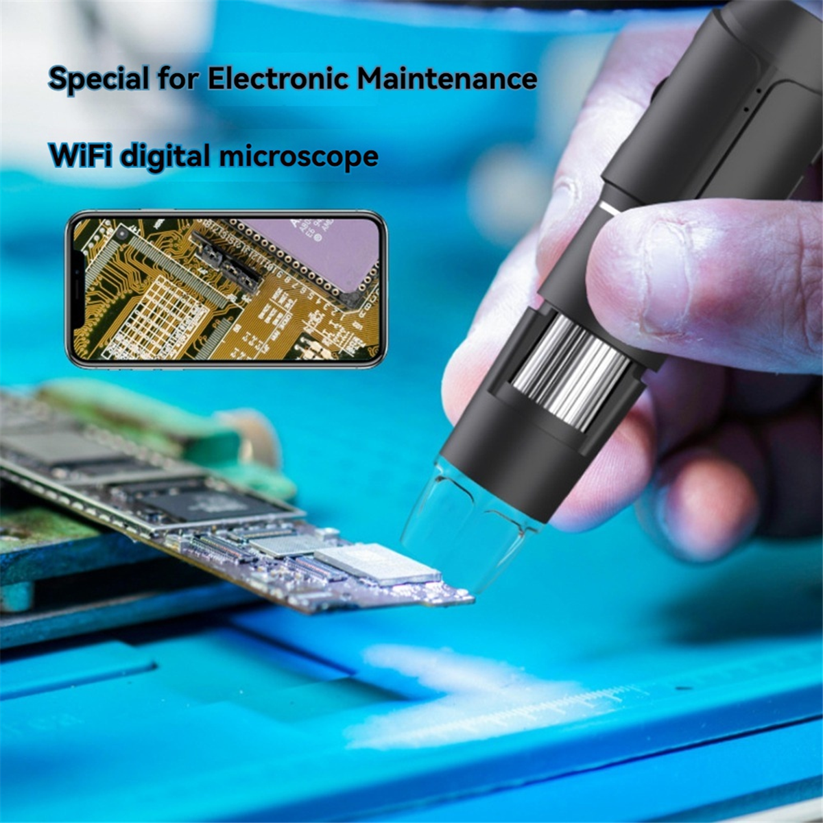 Wifi Digital Microscope 50X-16 - Electronics Repair Microscope reseña y precio