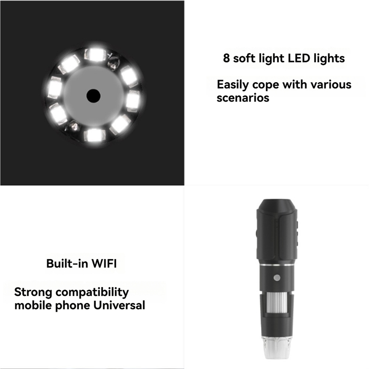 Wifi Digital Microscope 50X-16 - Electronics Repair Microscope reseña y precio