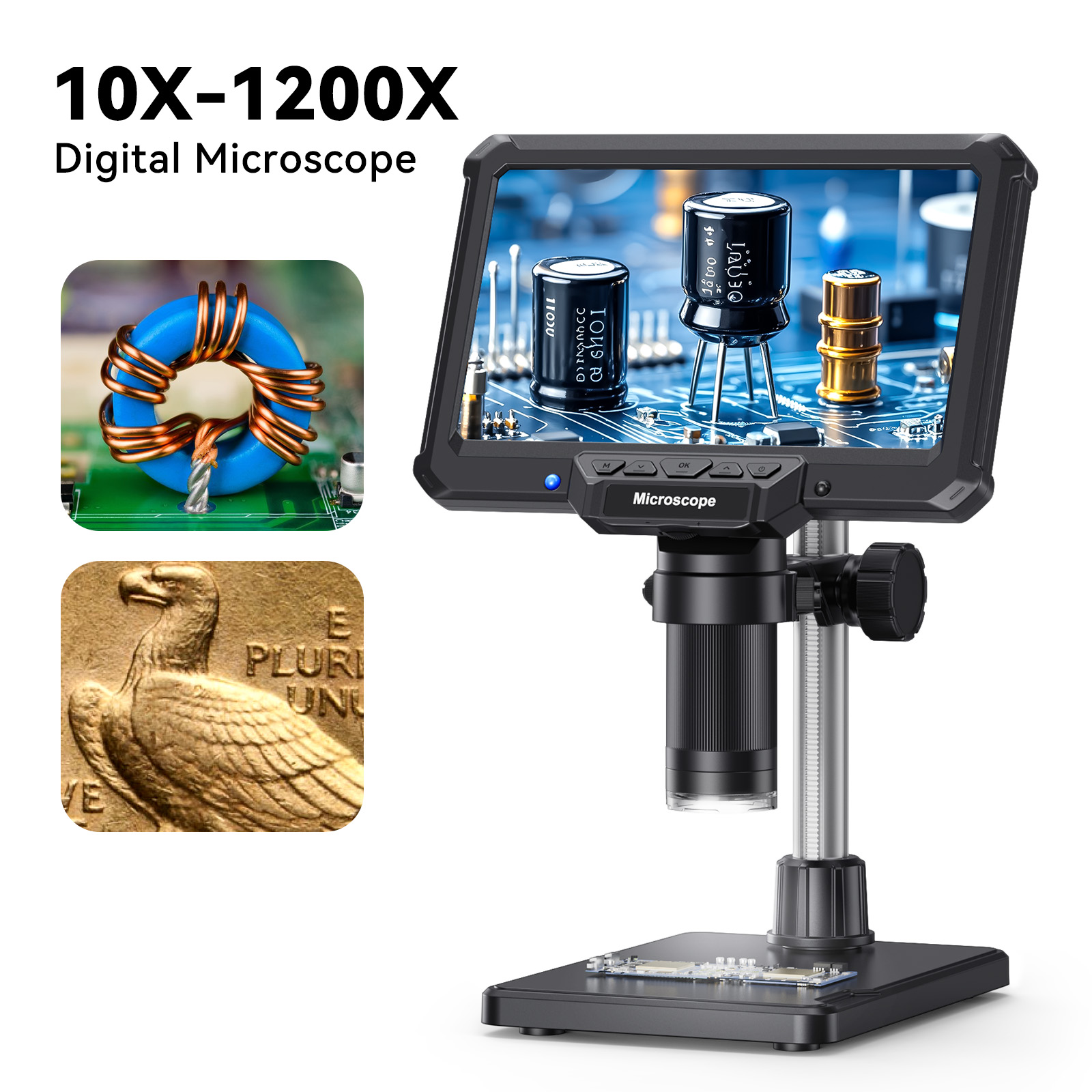 Hayve 7inch Digital Microscope - Electronics Repair Microscope reseña y precio