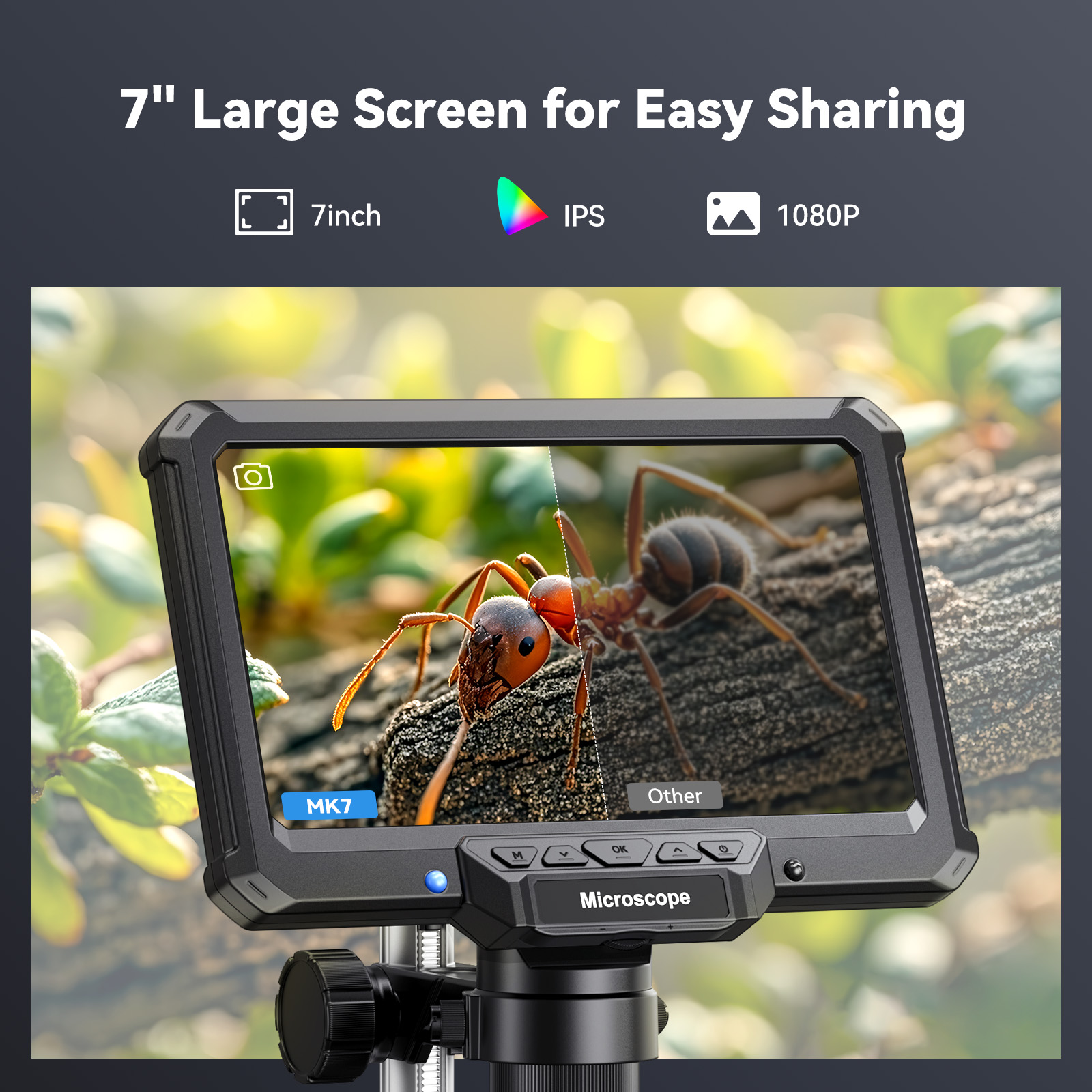 Hayve 7inch Digital Microscope - Electronics Repair Microscope reseña y precio